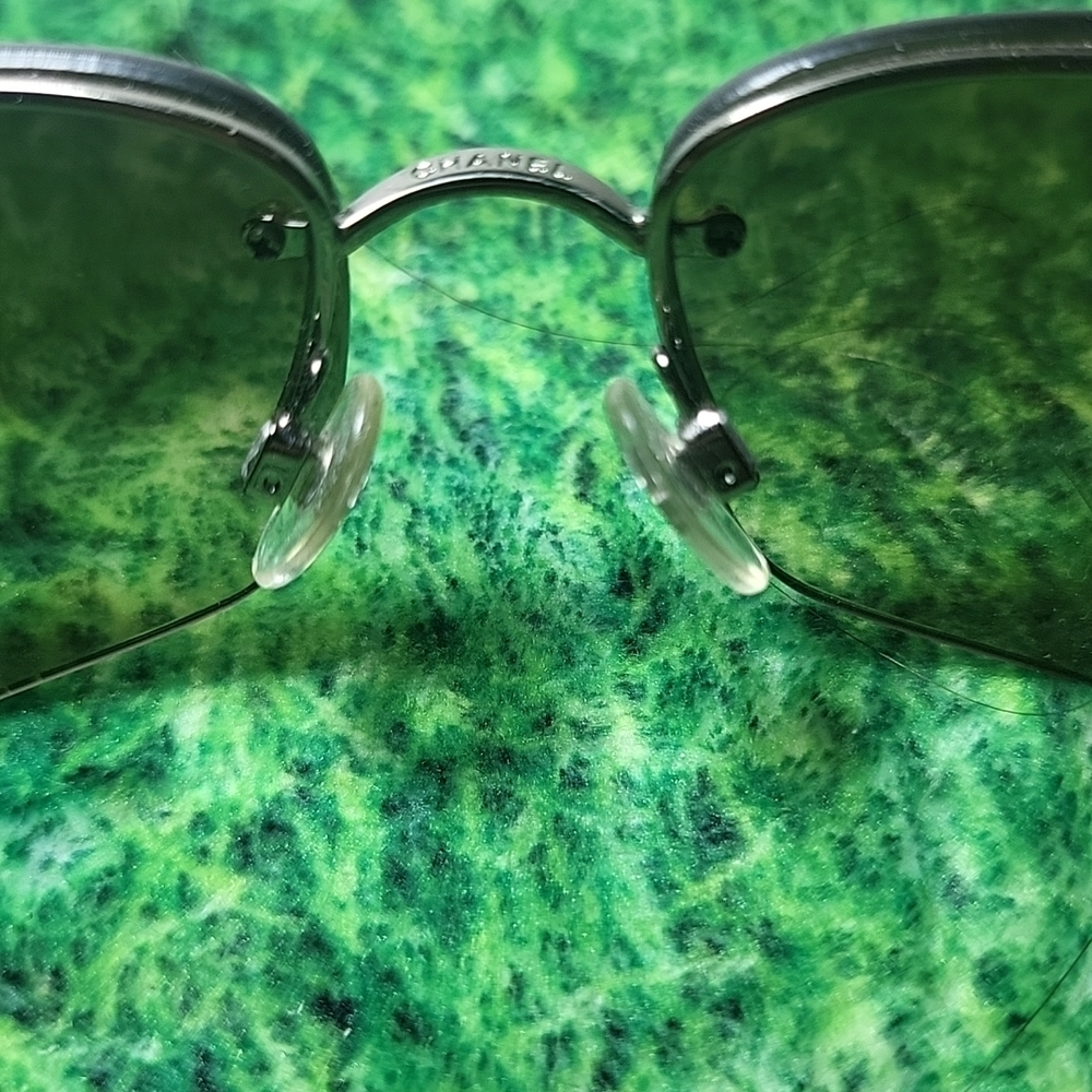 CHANEL Black and Silver Embellished Sunglasses - Picture 7 of 9